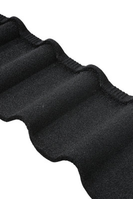 5 Pcs Stone Coated Metal Roofing Shingles, Bitumen Roof Tiles for Eaves, 2.3 m²  Coverage