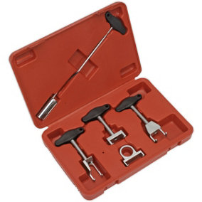 5 Piece Ignition Coil Puller Set - Long Shaft - T-Handle - Fast Removal Tool