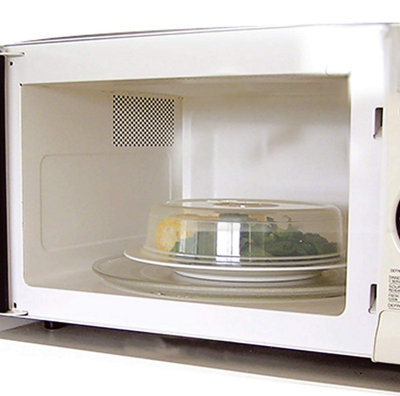 5 Piece Microwave Food Plate Ventilated Covers - BPA FREE - Vented Splatter Guard Cover - 115-225mm - 4