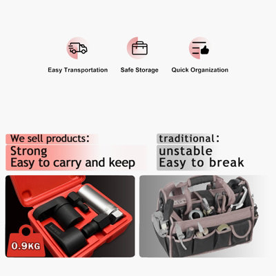 5pc Oxygen Sensor Socket Set With Thread Chasers – 1/2" 22mm & Vacuum Tool