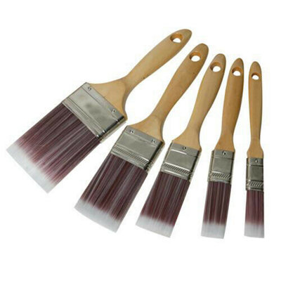 Paint Brush Set, 5 Pack 50 Pcs Paint Brushes for Acrylic Painting