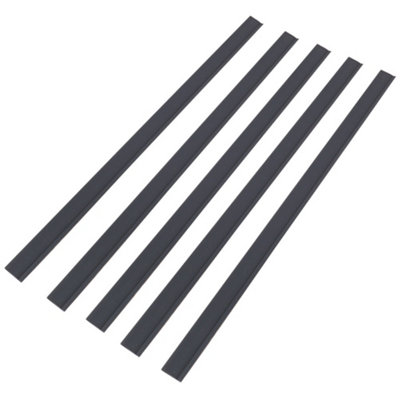 5 Pieces Grey PVC Garden Panel Slats Fence Fence - 3