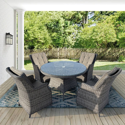 5 piece rattan dining set new arrivals