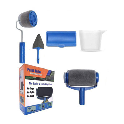 5 Pieces Refillable, Antidrip Paint Rollers Roll DIY at B&Q