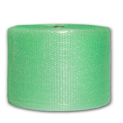 5 Rolls x 300mm Green Biodegradable Recyclable Polythene 100 Meter Bubble Wrap Rolls - 3
