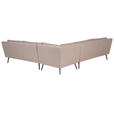 5 Seater Modular Garden Corner Sofa Beige LORETELLO - 4