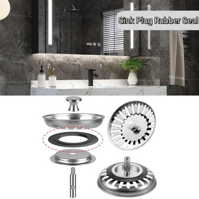 5 set Franke Sink Plug Rubber Seal O Rings Washers Gasket Pop Up Basin ...