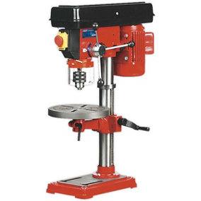 5-Speed Bench Pillar Drill - 370W Motor - 750mm Height - Safety Release Switch