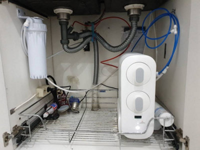5 Stage Direct Flow Reverse Osmosis System 800GPD Compact Tankless RO ...