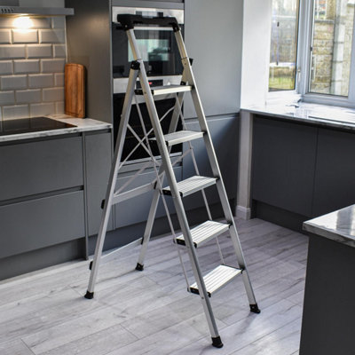 5 Step Home Master Compact Aluminium Step Ladder