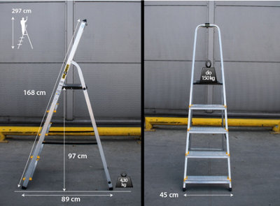 Multifunctionele ladder Wakü 4x5