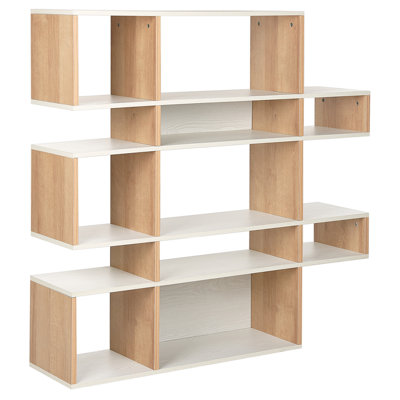 5 Tier Bookcase Light Wood AMARILO