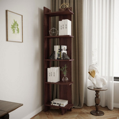 Corner book deals cabinet