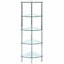 5-Tier Clear glass corner rack-Polo 5Tier Display Glass Unit/Bathroom Rack
