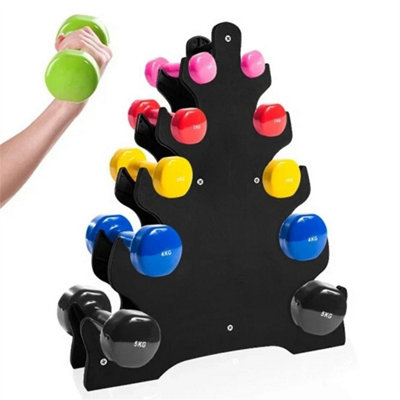 5 Tier Dumbbell Rack Weight Stand Storage Shelf Unit for Home Gym Storage