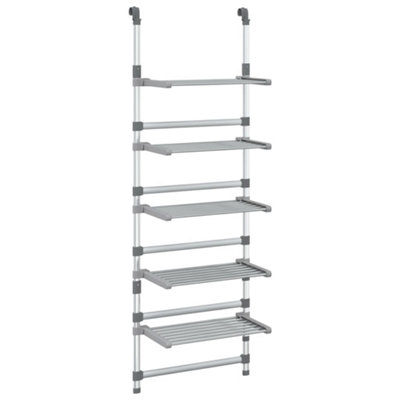 5-TIER HANGING LAUNDRY DRYING RACK ALUMINIUM