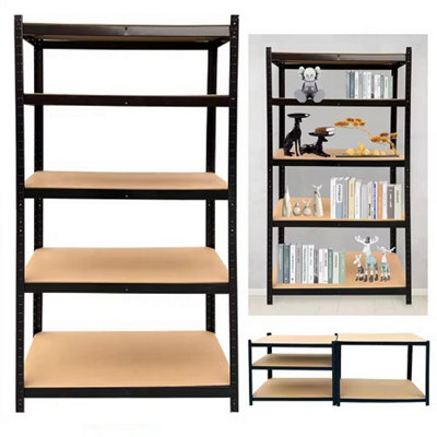 5 Tier Heavy Duty Galvanised Adjustable Shelf Racking Unit Storage Rack