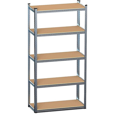 5 Tier Heavy Duty Metal Boltless Adjustable Garage Storage Shelving Units