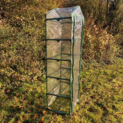5 Tier Mini Greenhouse Clear View Replacement Cover - 4