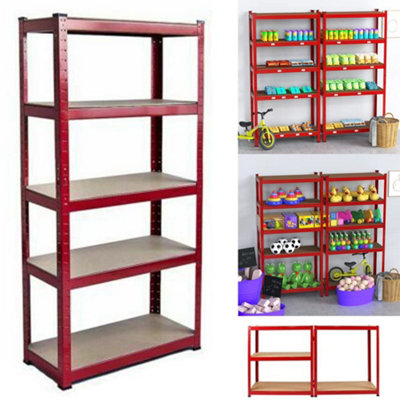 5 Tier Modern Storage Organization Rack and Shelving Unit Storage Wall ...