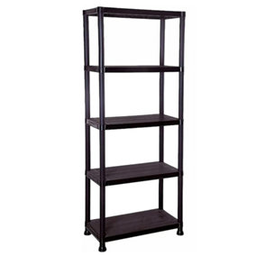 5 Tier Plastic Shelving Units Great For Storage Home & Garage