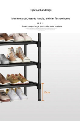 5 Tier Space Saving Shoe Storage Rack, 45 x 28 x 79 cm