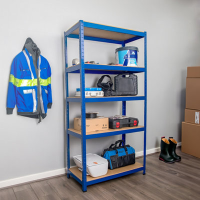5 Tier Ultimate Garage Shelving 1800h x 900w x 450d mm 175kg | DIY at B&Q