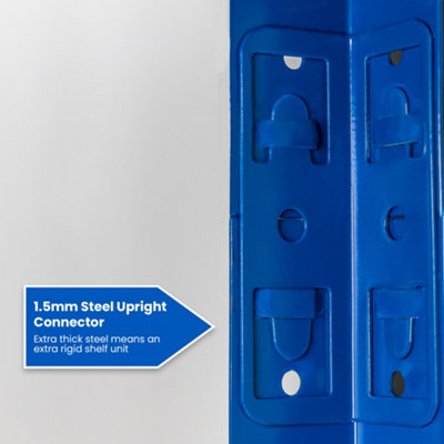 5 Tier Ultimate Garage Shelving 1800h x 900w x 600d mm 175kg