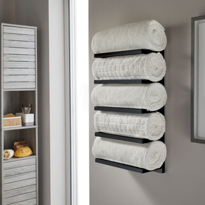 Bath towel hot sale shelf