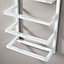 5 Tier White Bathroom Wall Mounted Towel Holder