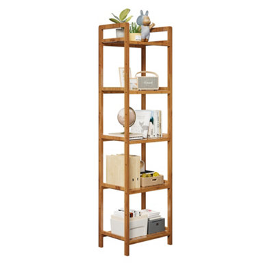 5 Tier Wood Shelf Unit Bookshelf Organizer for Living Room Home 350mm(W)