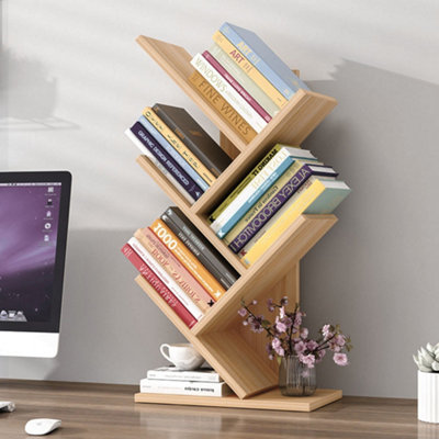 Tabletop Bookshelf, Tree Shape online Bookshelf, Book Storage Organizer, Bookshelves, Book Display, Small Bookshelf