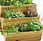5 Tier Wooden Step Garden Planter Patio Herb Flower Shrub