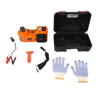 5-Ton 12V DC Electric Hydraulic Floor Jack for Cars - Garage & Emergency Use
