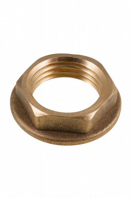5 x 1 Inch BSP Brass Flanged Back Nut - Heavy Duty Fitting for Taps ...