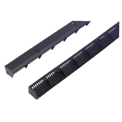5 x 1 Metre Over Fascia Vents for Roof Eaves Ventilation 25mm Vent Airflow