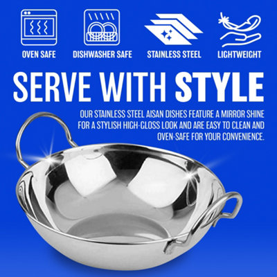 Stainless Steel Balti Dish 13cm(5)With Handl – SHANNON HOTEL SUPPLIES LTD