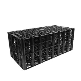 5 x 190 Litre Storm Crates for Soakaway Attenuation, Underground Storm Water Drainage 1000mm x 500mm x 400mm
