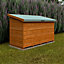 5 x 2' 2" (1.45m x 0.67m) Wooden Tool Chest (12mm Tongue and Groove Floor and PENT Roof) (5ft x 2ft2) (5x2'2)