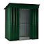 5 x 3 Pent Metal Garden Shed - Heritage Green (5ft x 3ft / 5' x 3' / 1.5m x 1.0m)