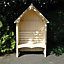 5 x 3 Pressure Treated Wooden Seat Arbour