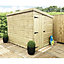 5 x 4 WINDOWLESS Garden Shed Pressure Treated T&G PENT Wooden Garden Shed + Side Door (5' x 4' / 5ft x 4ft) (5x4)
