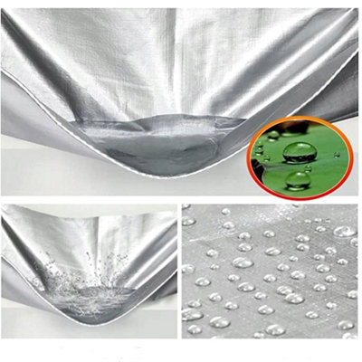 5 x 5 m Tarpaulin Cover Premium Heavy-Duty 260 GSM Extra Thick - 7