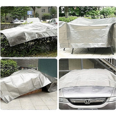 5 x 5 m Tarpaulin Cover Premium Heavy-Duty 260 GSM Extra Thick - 8