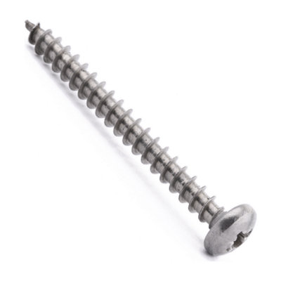 5 X 90 Poz Pan Chipboard 10 Pack A2 Stainless Steel