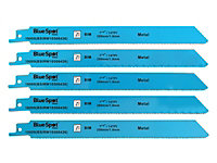 5 x BlueSpot Tools 19009 Bi-Metal Reciprocating Saw Blade 240mm x 5 TPI B/S19009