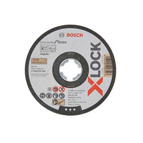 5 x Bosch 2608619262 X-LOCK Metal Cutting Disc Straight 15mm x 1mm x 22.23mm