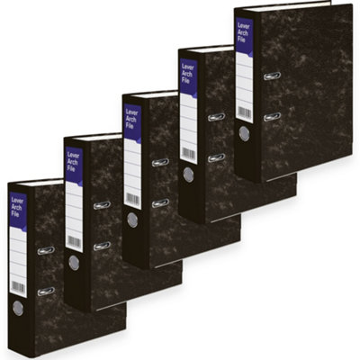 5 x Cloud Lever Arch File A4 Ring Binder Folder Files Office Document ...