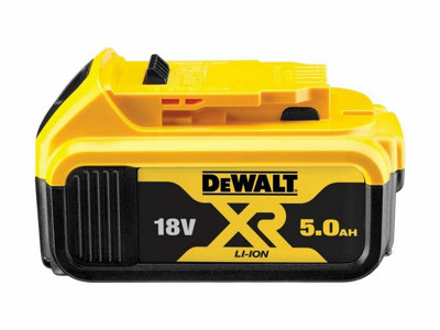 5 x Dewalt DCB184 5.0ah 18v XR Lithium Ion Li-Ion Battery - LED Charge Indicator