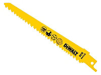 5 x Dewalt DT2344-QZ Bi-Metal Reciprocating Blade for Wood Cordless 152mm
